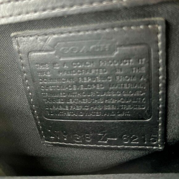 COACH  Vintage 1998 Black Neoprene Leather Small Backpack w/hangtag - Picture 6 of 13